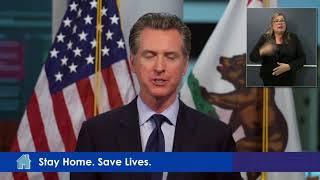 Governor Newsom gives California coronavirus update, April 16