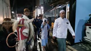 Pengarakan Pengantin Sunat mt Nurul Huda Jati Bening Baru