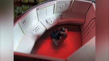 the invaders flying saucer diorama model build part 2