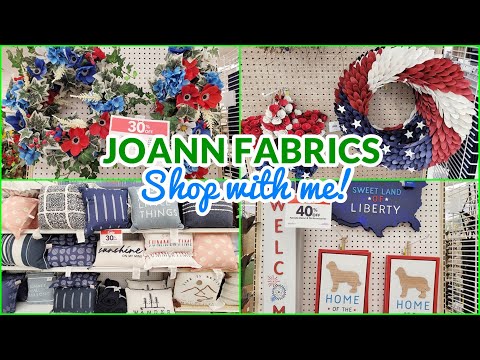 JOANN FABRICS 4TH OF JULY DECOR SUMMER HOME DECORATIONS! SHOP WITH ME