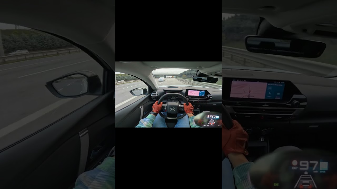 CITROEN C4X - Panic Brake Test