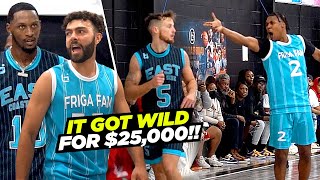 Friga Fam vs East Coast Squad!! YOUTUBE BASKETBALL GAME OF THE YEAR!!