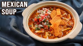 Warm & Tasty Tomato Soup Recipe | Soup Recipes For Winter, Work Lunch, Meals, Kids | Mexican Style