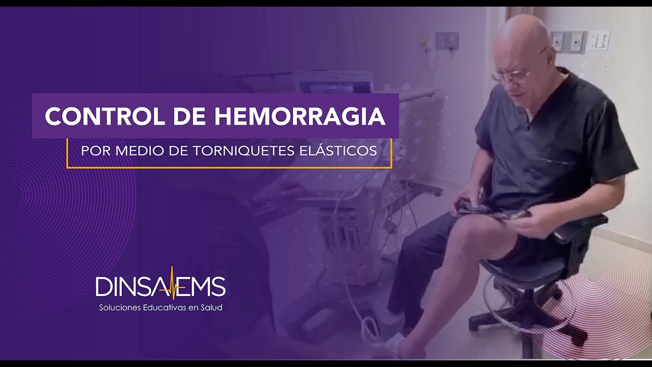 Control de hemorragia masiva en extremidades por medio de torniquetes elásticos