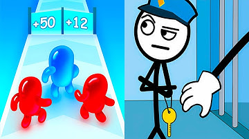 Join Blob Clash 3D vs Thief Puzzle 🌟🐉 Max Level Gameplay Walkthrough Android iOS Update Q7F2