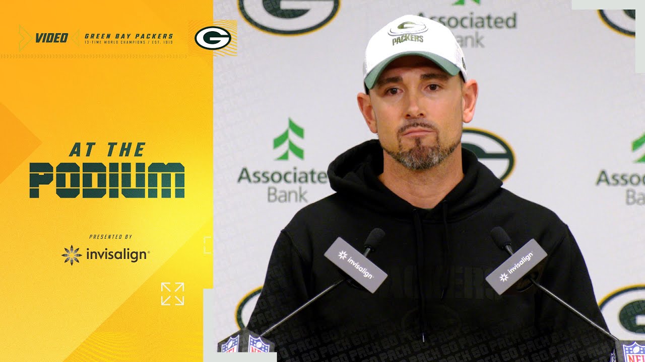 Matt LaFleur says Packers need to 'face the music' and move on after Bears  loss