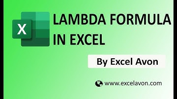 How to use of LAMBDA formula - Excel Formula