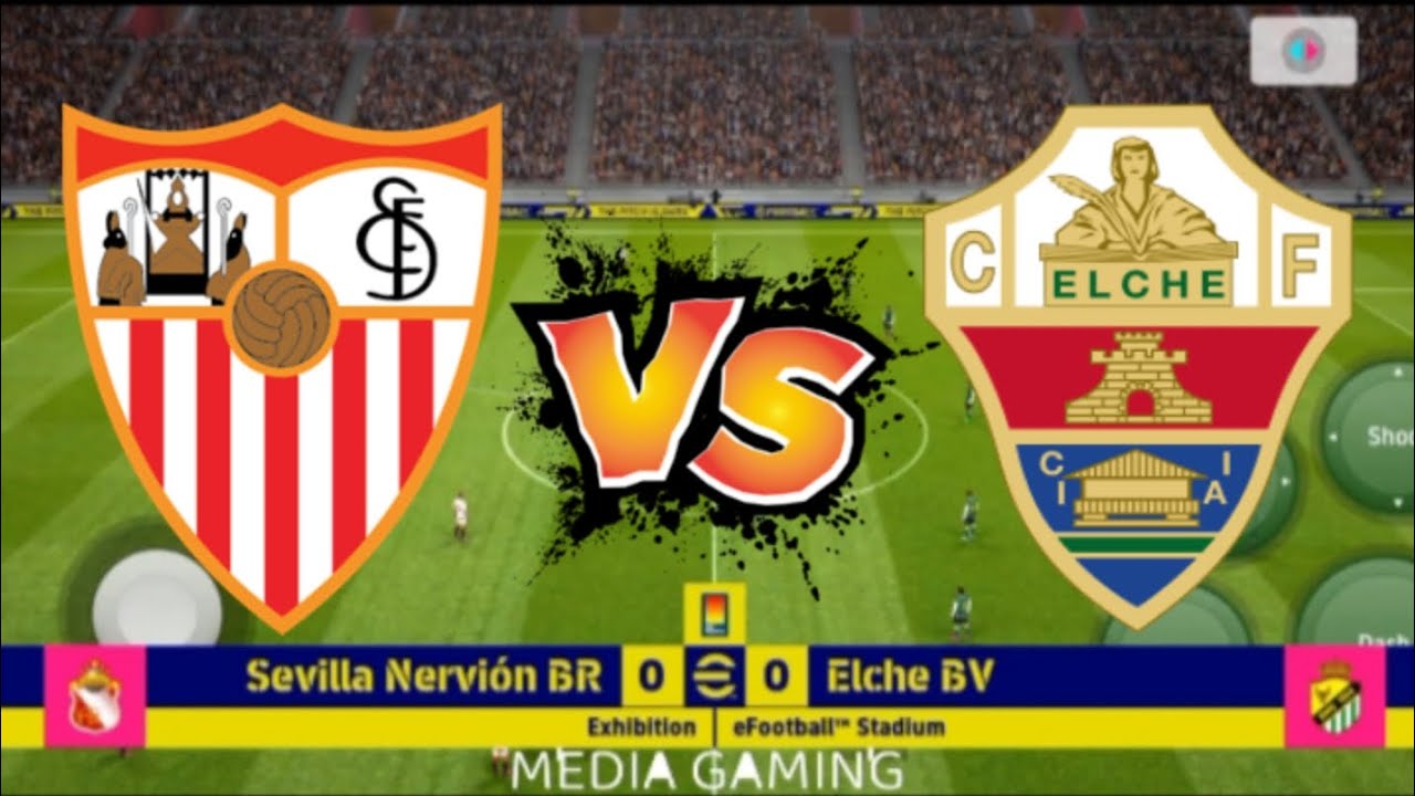 La Liga Match Sevilla vs Elche - YouTube