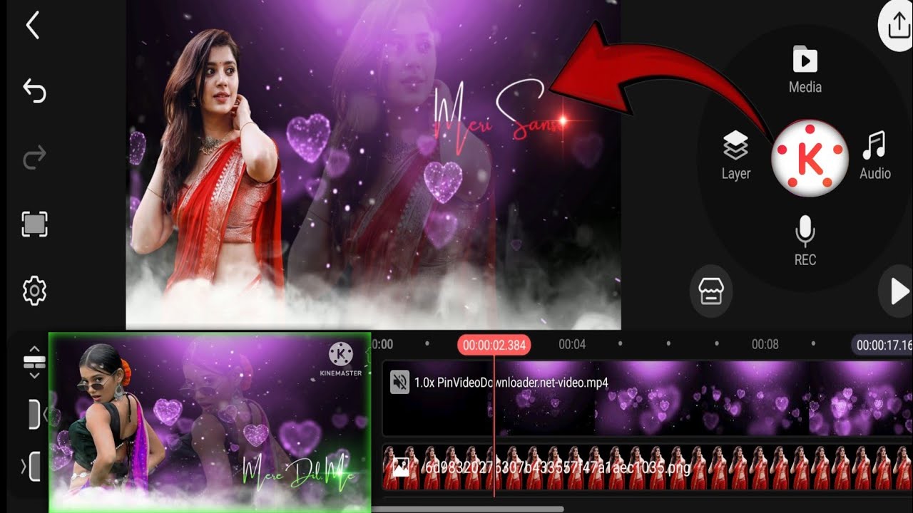 Lyrics video editing kese kare kinemaster se| colour full lyrics status video editing in kinemaster 