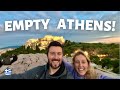 SURPRISE LOCATION - ATHENS! An EMPTY ACROPOLIS! British Couple Locked down in Greece
