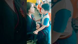 cute boy kissing teacher || student vs teacher || bad teacher #shorts #viral