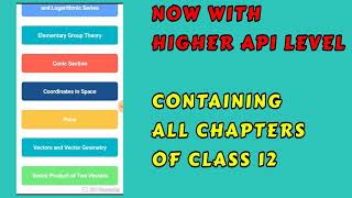 Class 12 maths formula l Official Android App l MV Tech screenshot 1