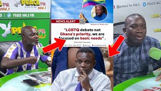 Sam George must resign!🤔Peace fm presenters blast Mahama for LGBT promise failure🔥😱