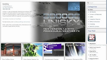 How to open the asset store on unity