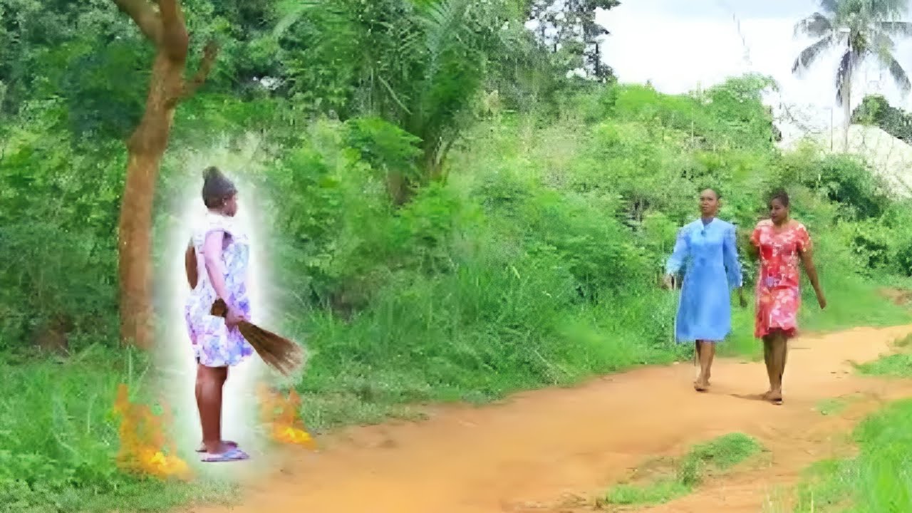 Abakobwa babiri bahuye n'umuzimu ufite imyeyo mu muhanda 