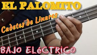 Video thumbnail of "Cómo tocar El PALOMITO en Bajo Eléctrico / Tutorial Cadetes de Linares Para Principiantes"