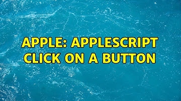 Apple: Applescript click on a button