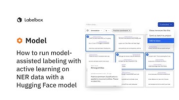 How to run model-assisted labeling and active learning on NER data with a Hugging Face model