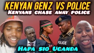 Drama As Fearless Kenyan Gen Z Chase Lock Out Police Trying To Enter Their Meeting With Sifuna