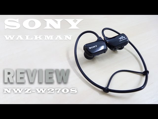 Sony Walkman NWZ-W270S Review - YouTube
