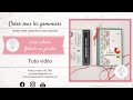 Tutoriel mini album balade au jardin