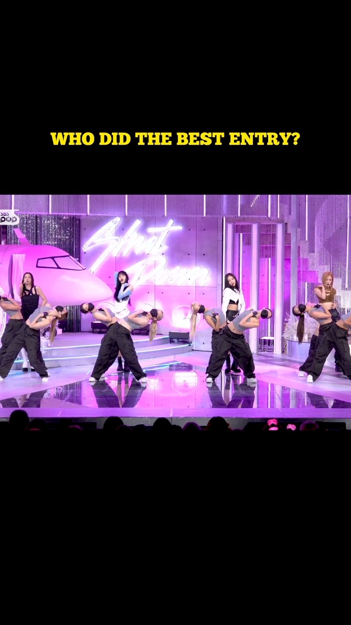 Who did the best entry? #jisoo #lisa #rosé #jennie #blackpink #shorts