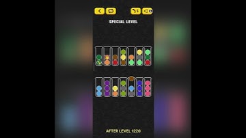 Ball Sort Special Level - Locked Ball (after Level 1220)