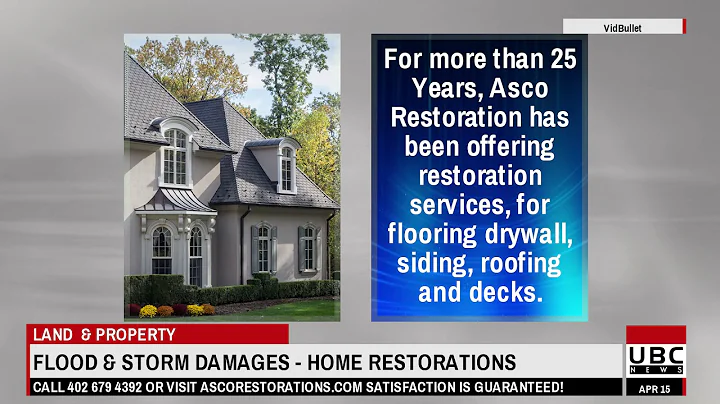 Omaha Bellevue NE & Council Bluffs LA Flood & Storm Damage Home Restoration Services