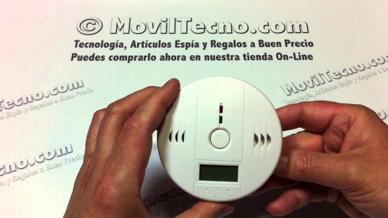 Detector de monóxido de carbono, detector de alarma de monitor de gas CO  alimentado por batería, cumple con las normas UL 2034, detector de alarma  de