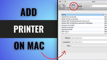 How To Add A Printer On Mac  Wireless and Wired