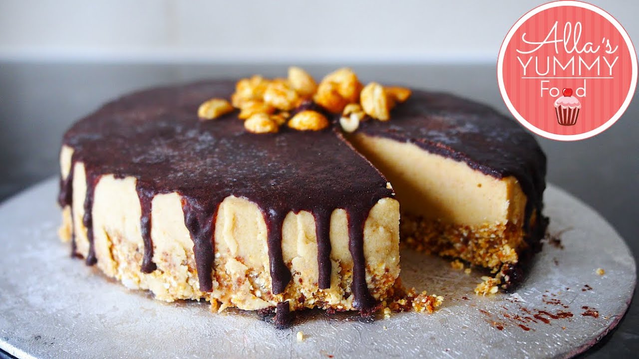 How to make Peanut Butter & Chocolate Cake (Vegan + Gluten Free) - YouTube