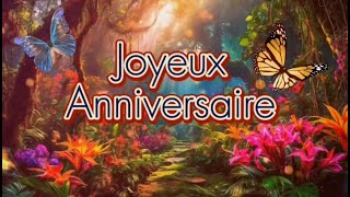 Carte Magique |JOYEUX ANNIVERSAIRE🧚‍♂️✨️🦋🌟 jolie carte musicale à partager | Happy birtday 