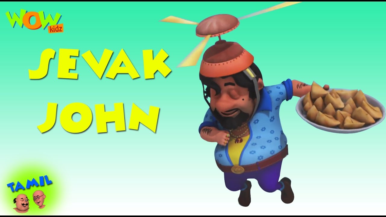 Sevak John   Motu Patlu in Tamil   3D    As seen on Nickelodeon