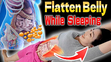 1 Minute Lengthening Spine Before Sleep Flattens your Belly