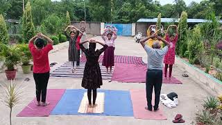 Starting yoga classes at S B I training centre Golgunda Burla V 4 dt 20 June 26.