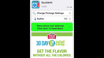 Cydia Tweaks DockShift For IOS 7