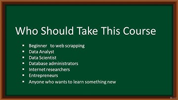 Web Scraping for Beginners with : Python | Scrapy| BS4 - learn Python