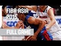 Japan v Philippines - Semi-Final - Full Game - 2015 FIBA Asia Championship