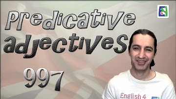 Predicate Adjectives