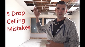 5 Common mistakes while doing a drop ceiling