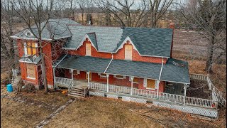 Exploring a Gorgeous ABANDONED 1860's Victorian Era Farmhouse - How Can They Tear This Down???