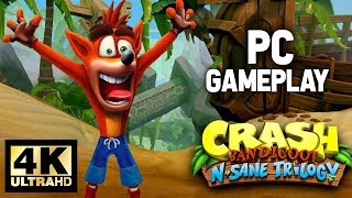 Crash Bandicoot N. Sane Trilogy PC Gameplay 4K 60fps