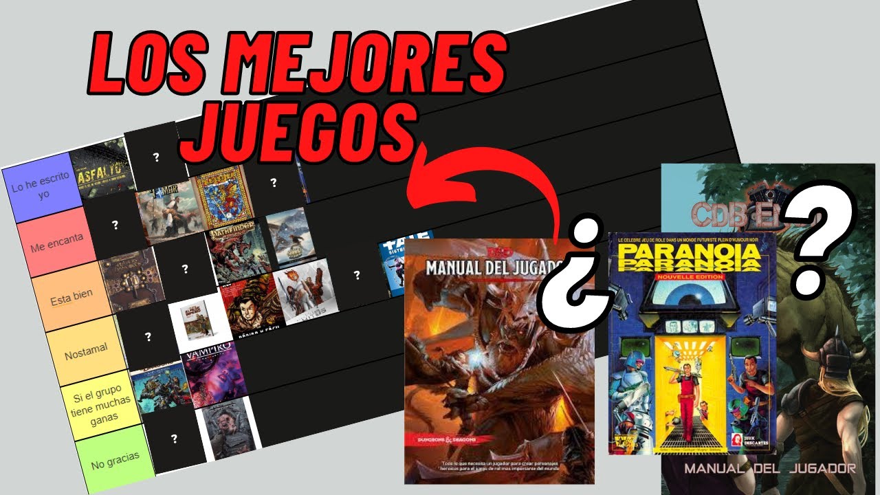 ¿CUÁL ES EL MEJOR JUEGO DE ROL? (En mi opinión) - YouTube