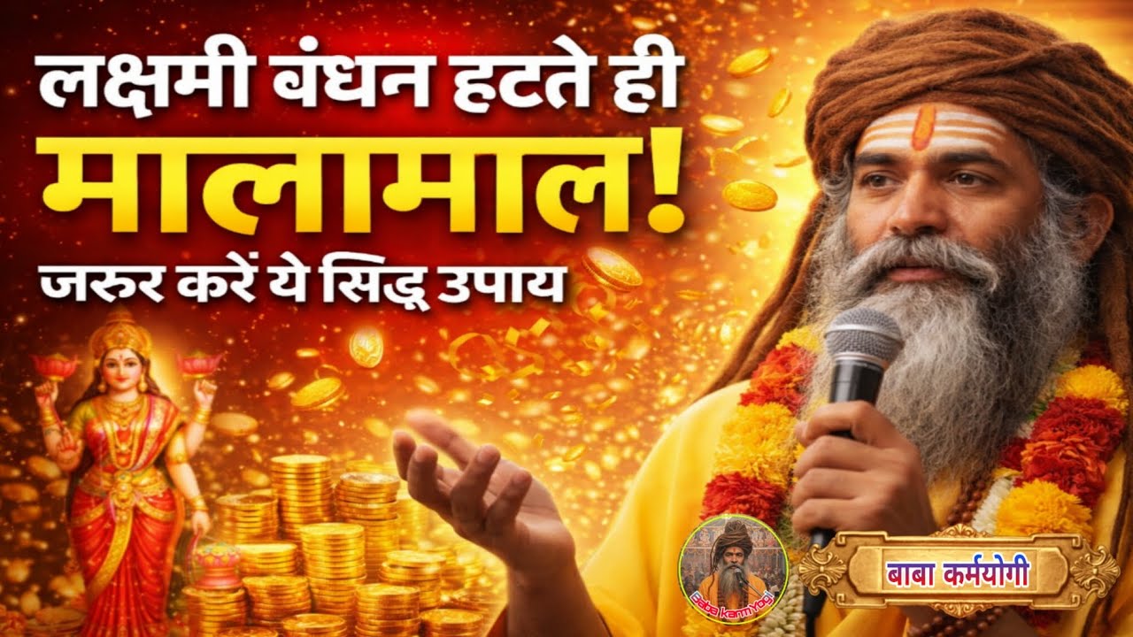 लक्ष्मी बंधन को तोड़ देगा ये चमत्कारी उपाय | गरीबी खत्म, धन वर्षा शुरू #chamatkariupay 