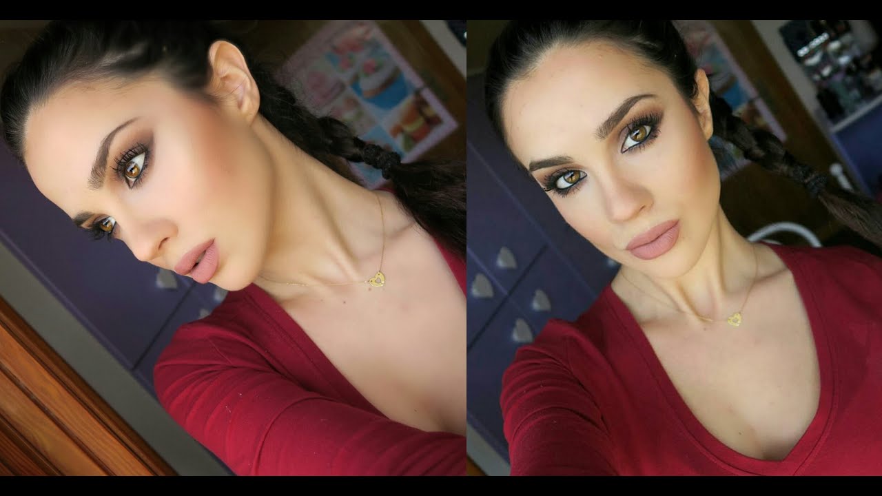 Mi preparo con voi♡il mio make-up preferito+contouring&outfit