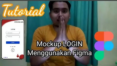 Tutorial membuat mockup Login dengan Figma