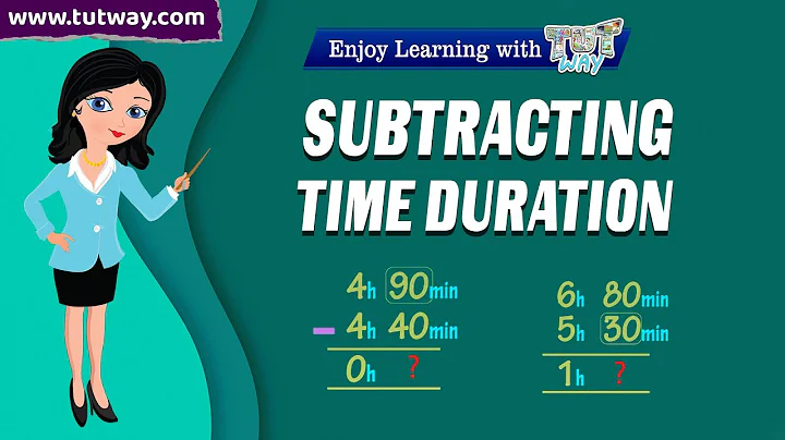 Subtracting Time Duration | Adding and Subtracting Time | Telling Time | Math