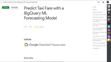 Predict Taxi Fare with a BigQuery ML Forecasting Model GSP246