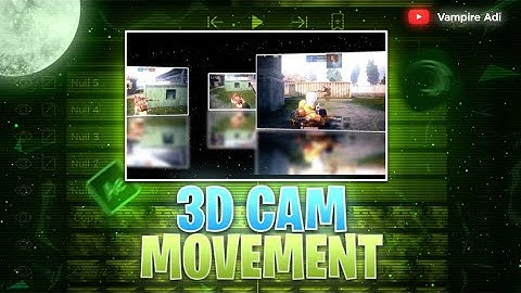3D Cam Movement Alight Motion Tutorial🔥 | Camera & Null Object explained | Alight Motion 4.0.2 |