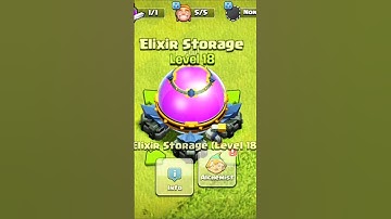 Elixir storage max|Level max elixir storage|#shorts #coc #clashofclans